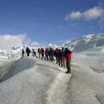 Caminata sobre el glaciar