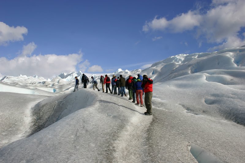 Caminata sobre el glaciar
