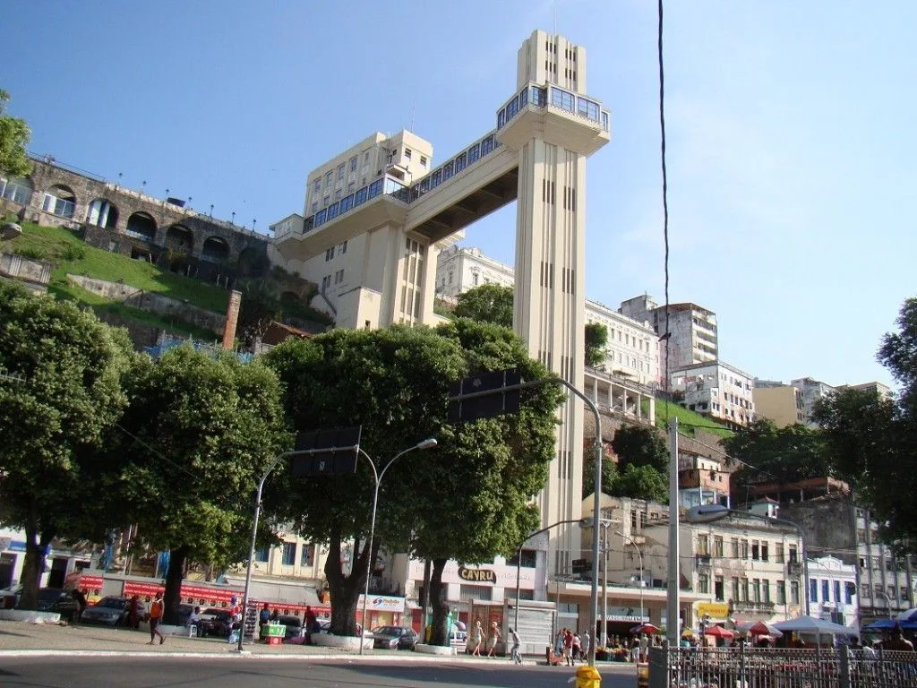 Elevador Lacerda en Salvador de Bahía