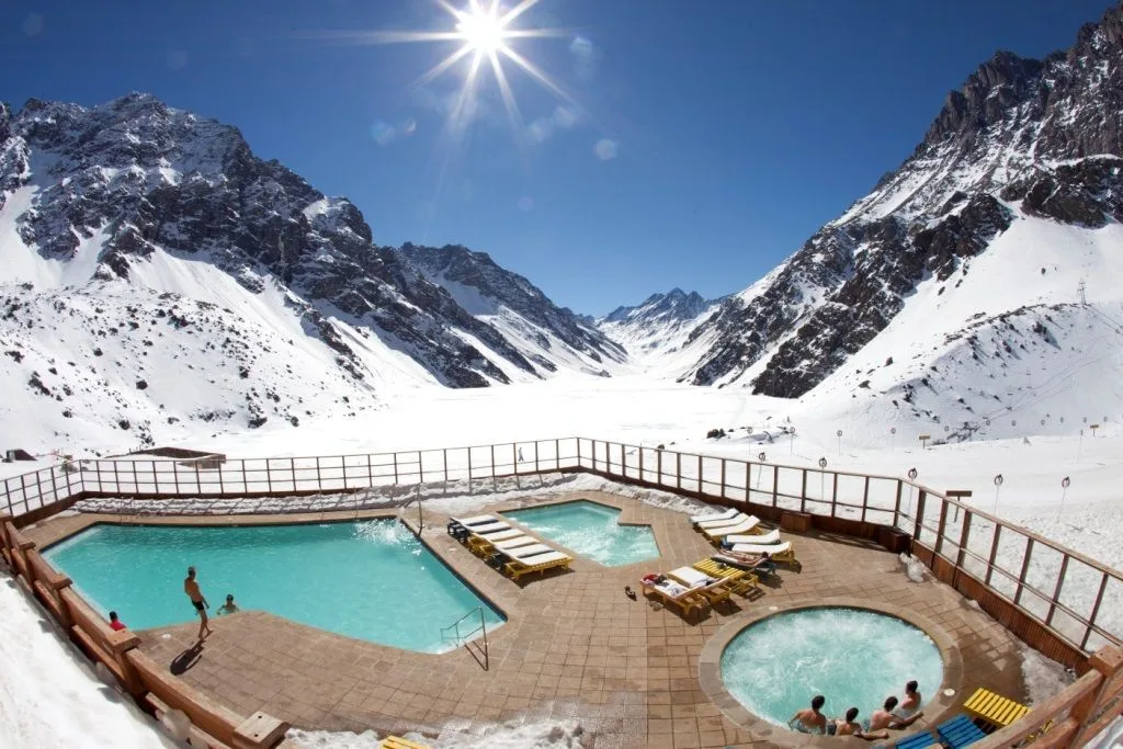 Piscinas climatizadas en Portillo Chile