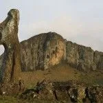Moai en Isla de Pascua