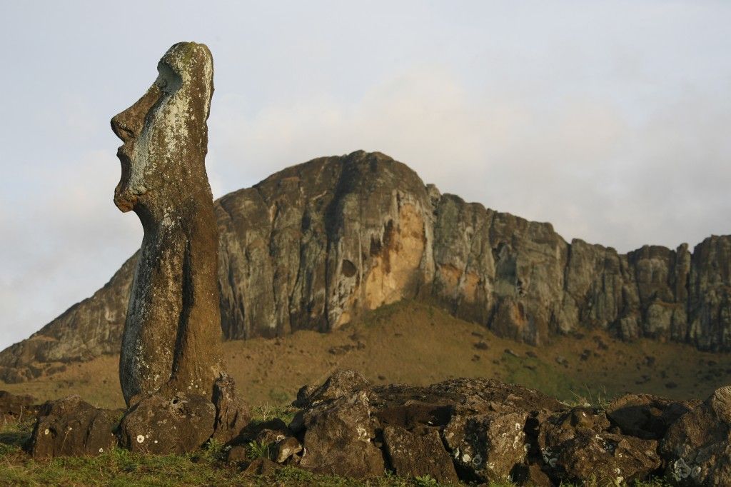 Moai en Isla de Pascua