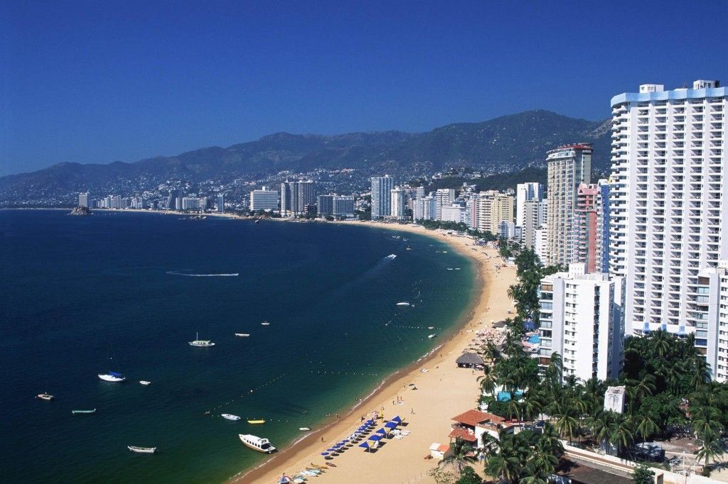 Playa en Acapulco, México