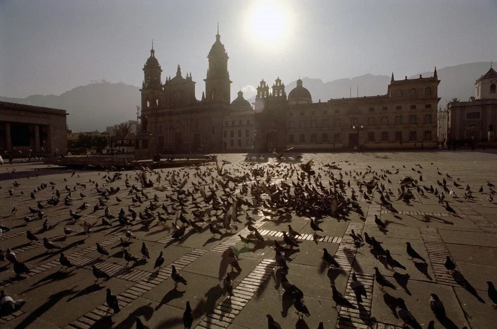 Plaza Bolivar en Bogotá