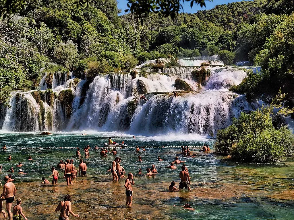 CASCADAS KRKA CROACIA