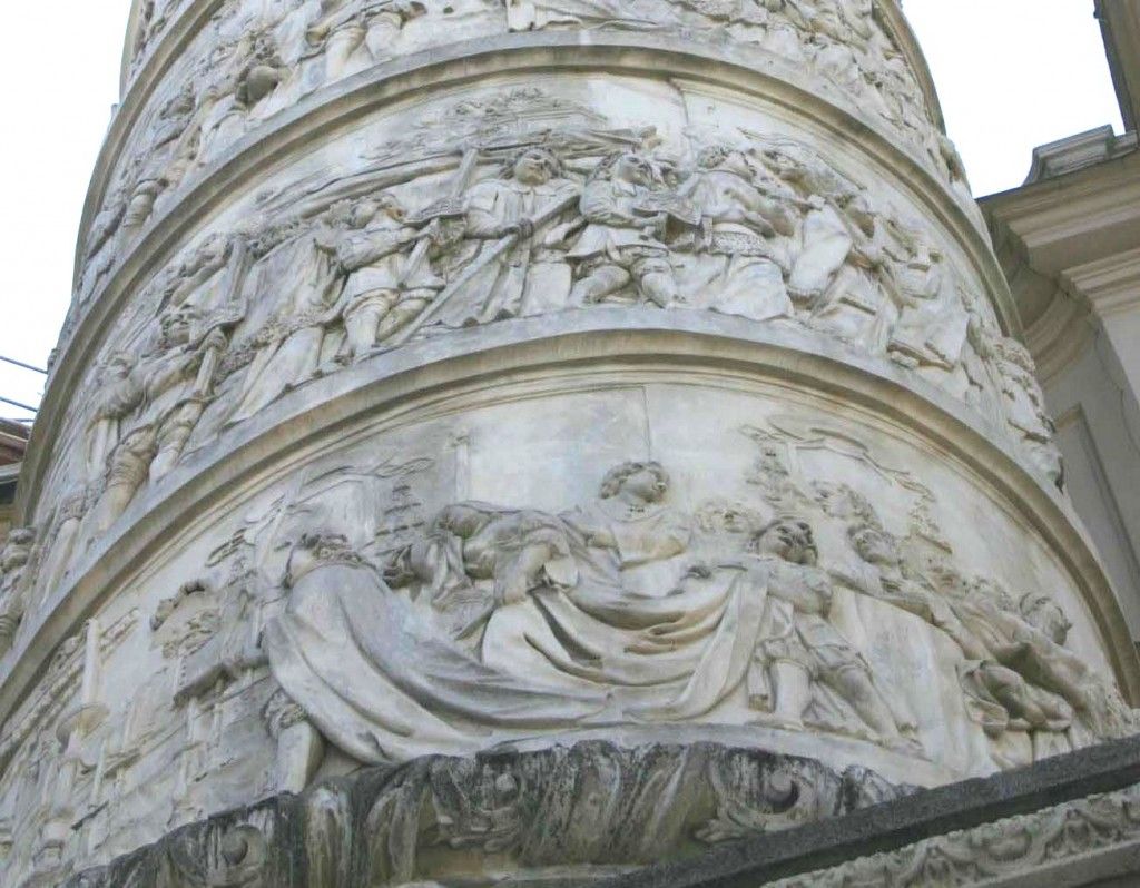 Columna Trajana de la Iglesia San Carlos Borromeo en Viena