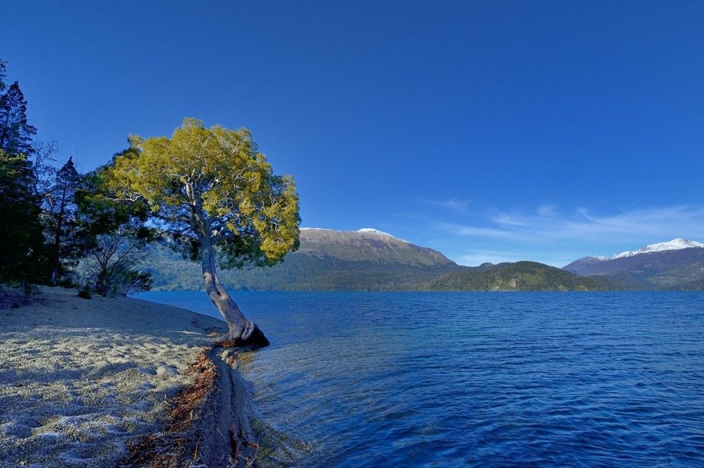 Lago Futalaufquen, en la Patagonia argentina
