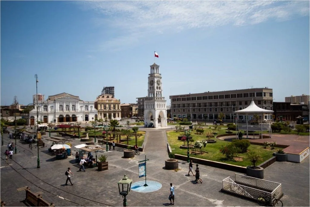 Centro de Iquique, en Chile