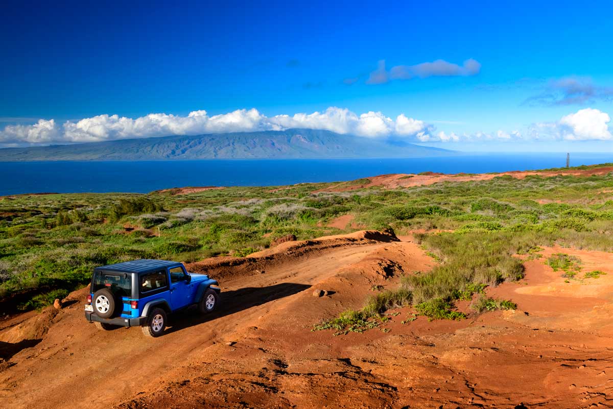 La bella isla de Lanai en Hawaii, ideal para aventuras en 4x4
