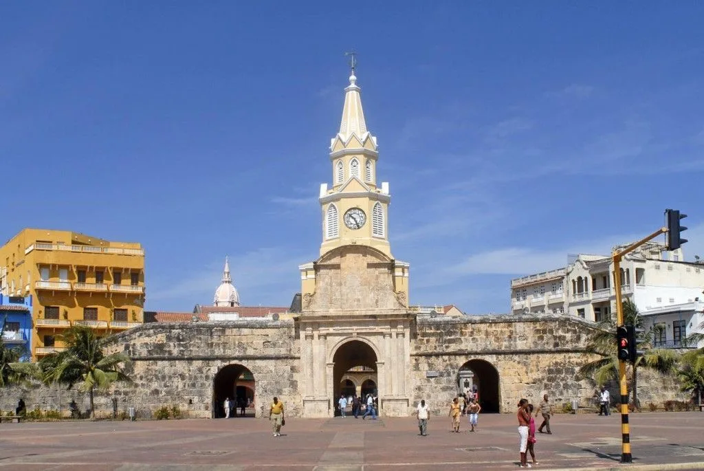 Torre del Reloj en Cartagena, Colombia