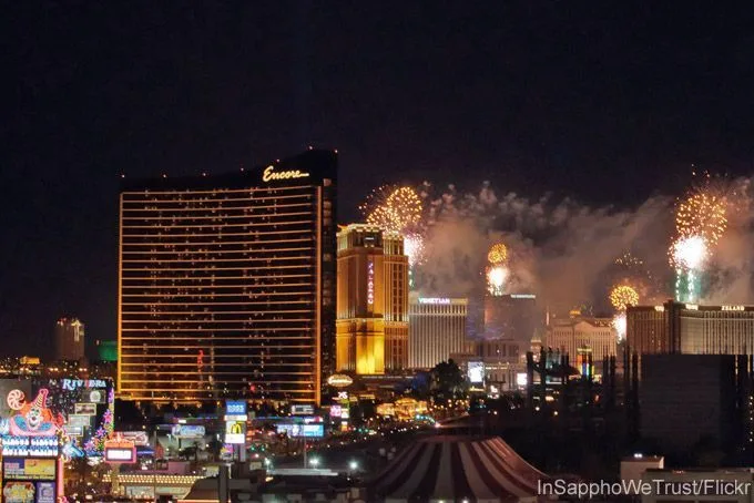 Las Vegas, fiesta de año nuevo