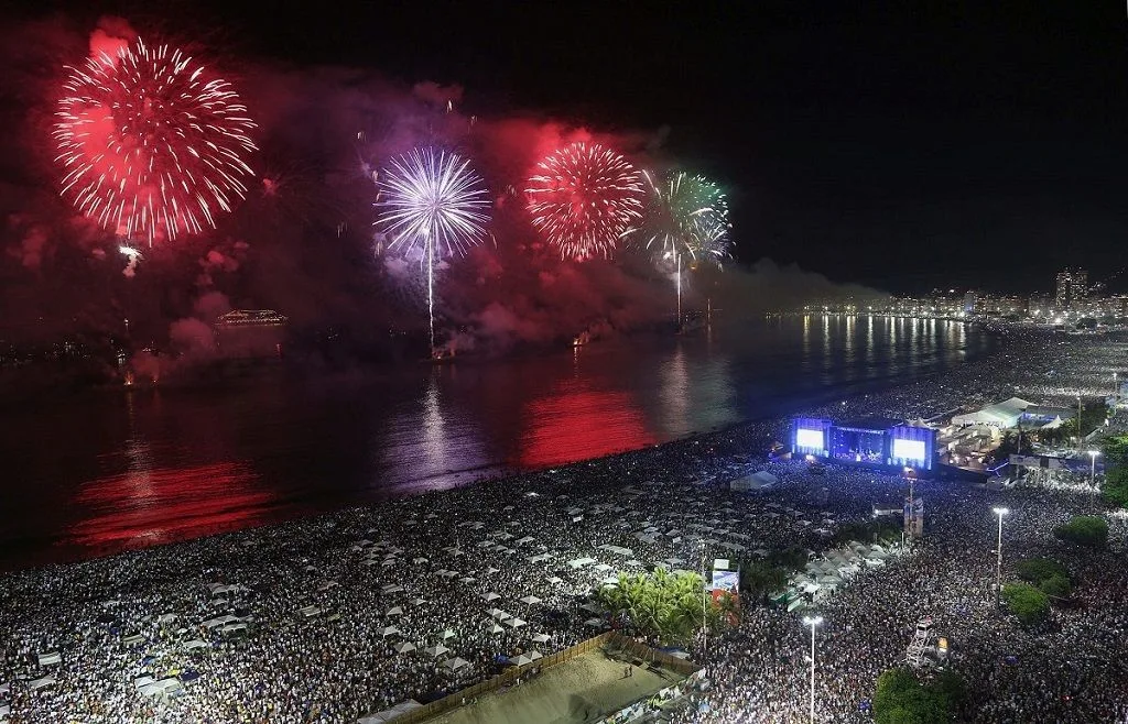 Show de año nuevo en Río de Janeiro