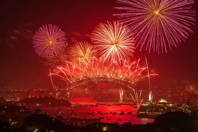 Imponente show de año nuevo en Sydney