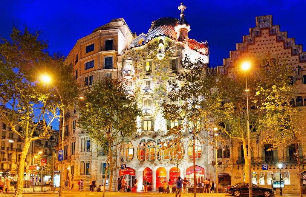 Casa Battló, de Gaudi, en Barcelona