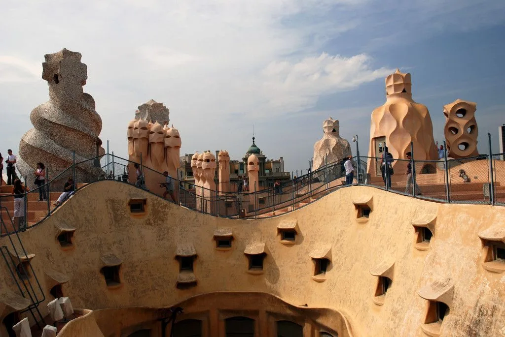 Casa Mila de Gaudi, Barcelona