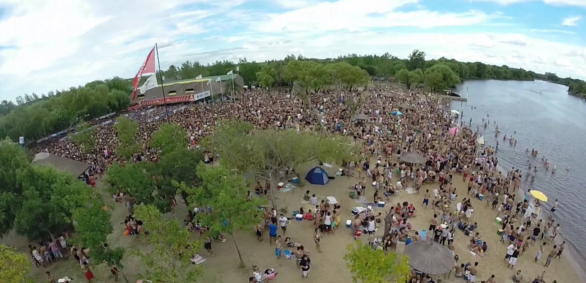 La playa de Solar del Este en Gualeguaychú