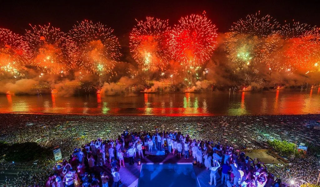 Año nuevo en Rio, Brasil