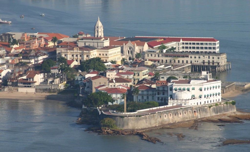 Vista aérea casco antiguo de Panamá