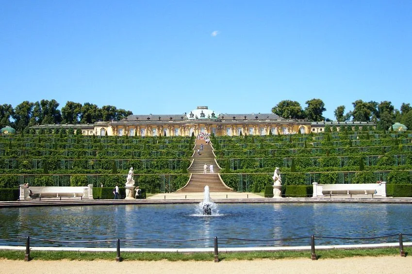 Palacio de Sanssouci y sus jardines, en Potsdam