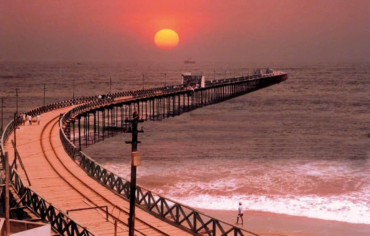 Increíbles atardeceres desde el muelle de Chiclayo