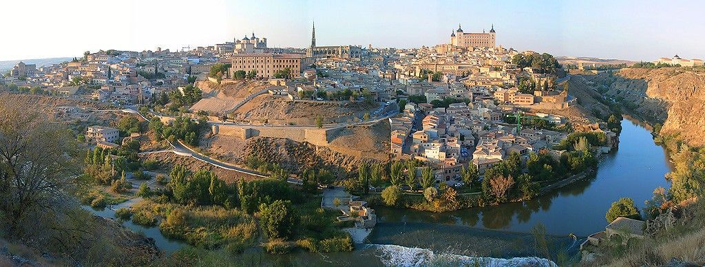 Vista panorámica de Toledo, España
