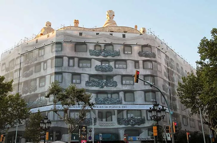 Casa Mila Barcelona Cubierta