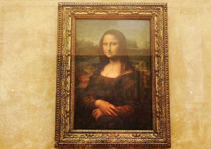 Mona Lisa en el Louvre
