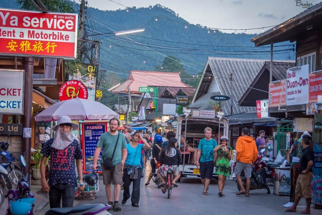 Calles de Pai, en Tailandia
