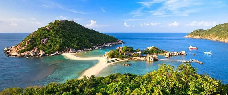 Nang yuang Island en Ko Tao