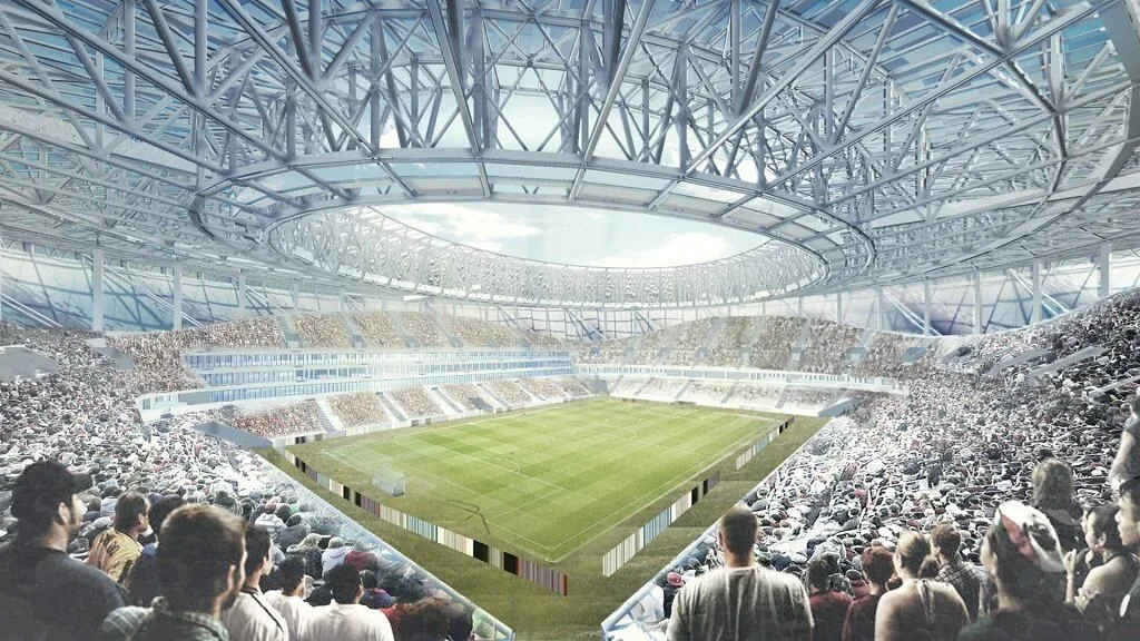 Estadio de fútbol en Nizhnij Novgorod