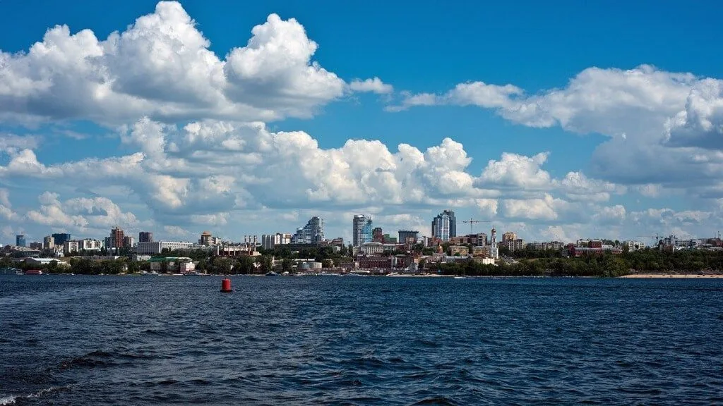 Samara desde el río Volga