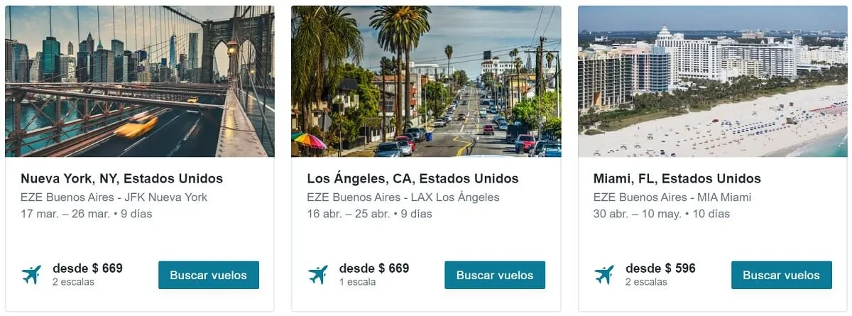 El buscador de ofertas de vuelos baratos de Kayak.com